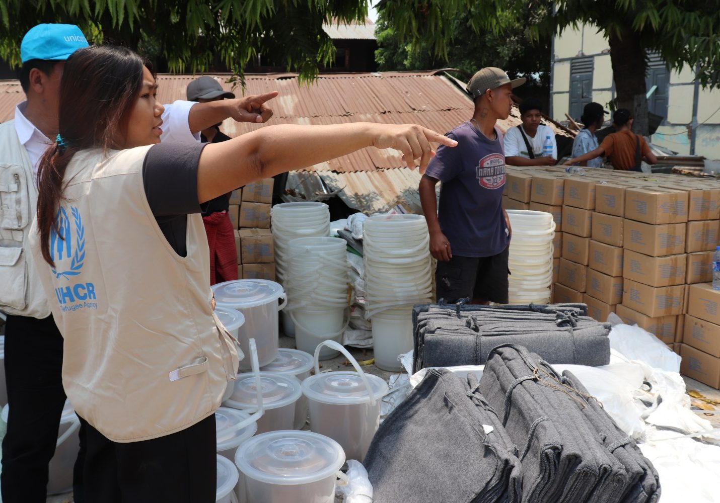Asistencia humanitaria por ACNUR en Myanmar | Foto: ACNUR Myanmar